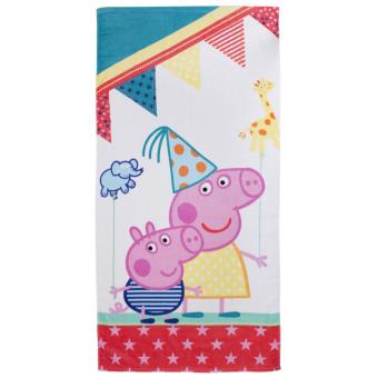 Serviette De Bain Peppa Pig Funfair Gants Sorties De