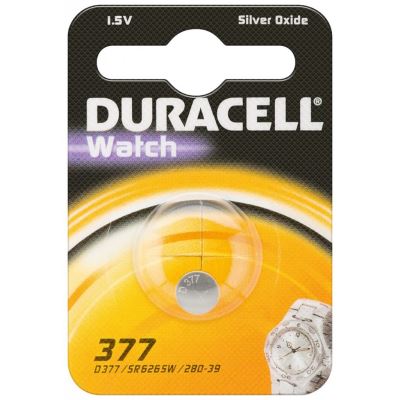 pile sr66 177, 376, 377, 565, s626s, sr626, v377 duracell