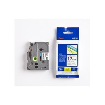 Brother tape black on white 12mm, tze-231 tze231