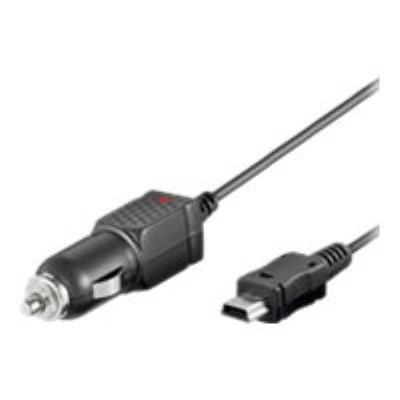 goobay - Stroomadapter voor auto - 1 A (mini USB type B) - zwart - voor Motorola RAZR V3, V3a, V3c, V3e, V3i, V3m, V3r, V3S, V3t, V3x