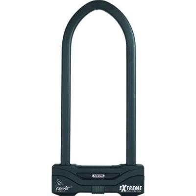 Abus 58608 antivol moto u granit extrême 59 180hb310 homologué sra, noir, set de 1