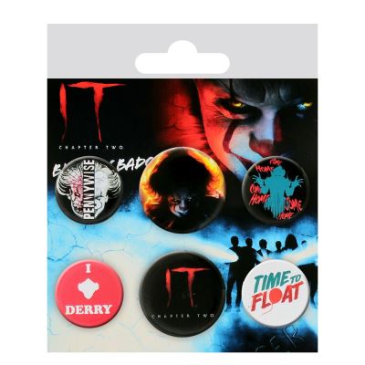 Lot de badges mixtes IT Chapter 2 Pennywise