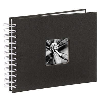 Hama Fine Art Spiral 24x17 Cm 50 White Pages Photo Album Gris