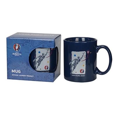 UEFA EURO 2016 - Tasse joueur avec fond bleu 320 ml