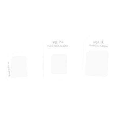 LogiLink Dual SIM Card Adapter - Adapterset voor SIM-kaart