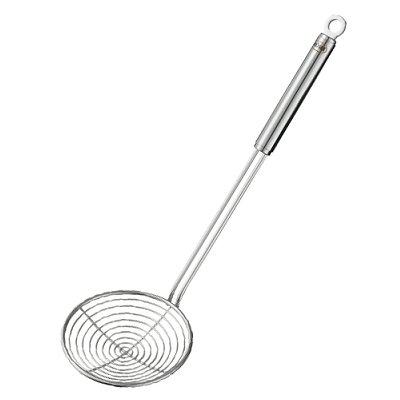Ecumoire à friture à manche rond - Araignée : Ø 14 cm