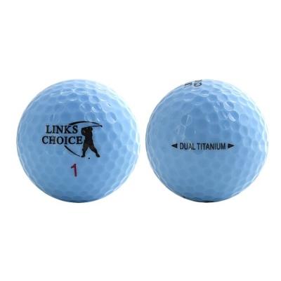 Links choice optics 12 balles de golf bleu