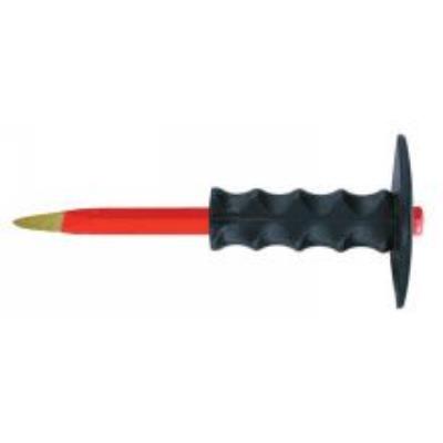 GENERIQUE - Broche de maçon professionnelle - 200 mm - 16 mm - avec poignée pare-coups - Image 3