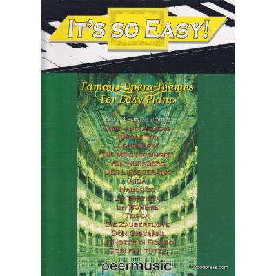 Partitions classique PEERMUSIC IT'S SO EASY VOL.4 Piano