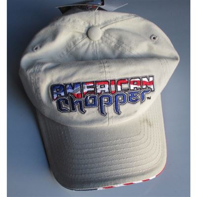 casquette american chopper beige biker motard adulte homme