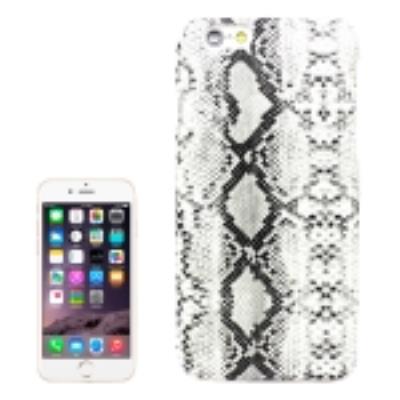 Iphone 6 : Coque Housse Plastique Peau de Serpent Blanc