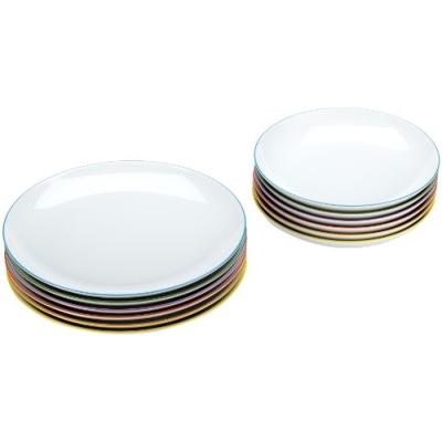 ARZBERG 2100/70657/3618 CUCINA COLORI SERVICE DE TABLE EN PORCELAINE 12 PIÈCES COFFRET CADEAU ROUGE ARZBERG