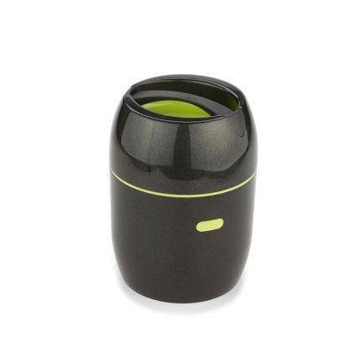 VALIRA - Porte aliment 0,75 L noir métalisé filet vert *