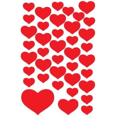 Herma stickers décoratifs decor petits coeurs 3 x 39 stickers 3841