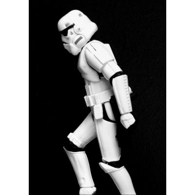Cadre déco en plexiglas 30cm x 42cm - star wars stormtrooper