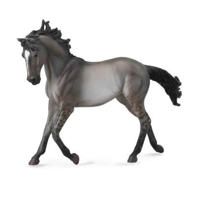 Figurine Cheval : Jument Mustang gris souris Figurines Collecta