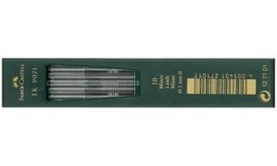 Faber-Castell - TK 9071 mines, noir foncé, dureté: F, 2mm