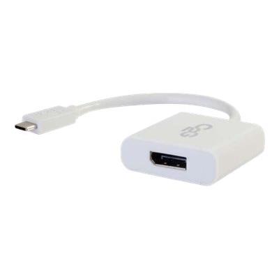 C2G USB-C to DisplayPort Adapter Converter externe video-adapter - wit