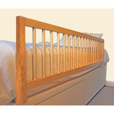 Safetots Barrière de Lit en Bois Extra Large Naturel
