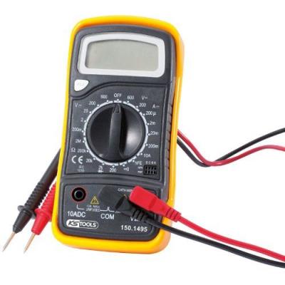 Ks Tools 150.1495 Multimètre Numérique Avec Sondes D'Essai
