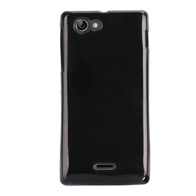 Housse Softygel noire glossy Sony Xperia Miro