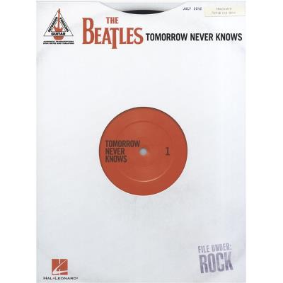 Partitions variété, pop, rock... HAL LEONARD BEATLES THE TOMORROW NEVER KNOWS GUITAR RECORDED VERSION - GUITAR Guitare