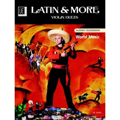 Partitions classique UNIVERSAL EDITION IGUDESMAN ALEKSEY - LATIN & MORE DUETS - 2 VIOLONS Violon