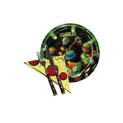 Les Tortues Ninja set pizza Characters