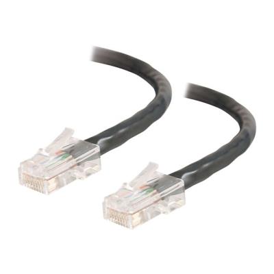 C2G Cat5e Non-Booted Unshielded (UTP) Network Patch Cable - verbindingskabel - 1 m - zwart