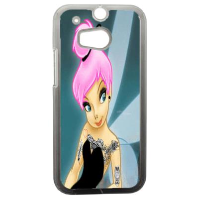 Etui Housse Coque Originale Disney Fée Clochette tatoo 2 Htc One M8