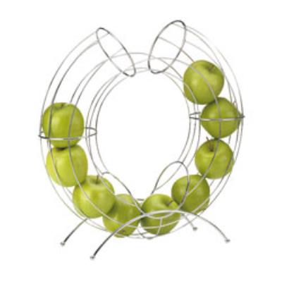 KELA 15548 DISTRIBUTEUR DE FRUITS FORME U MÉTAL CHROMÉ