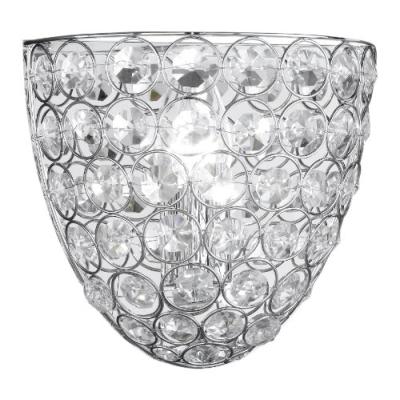 WOFI 4568.01.01.0220 HOLLY APPLIQUE 1 X 60 W E14 CHROME  PAMPILLES