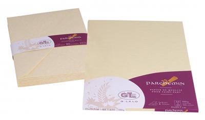 G.Lalo - 20 Enveloppes C6 11,4x16,2cm Parchemin