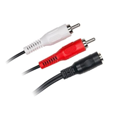 Câble Jack 3,5 mm femelle / 2 RCA mâle D2 Diffusion