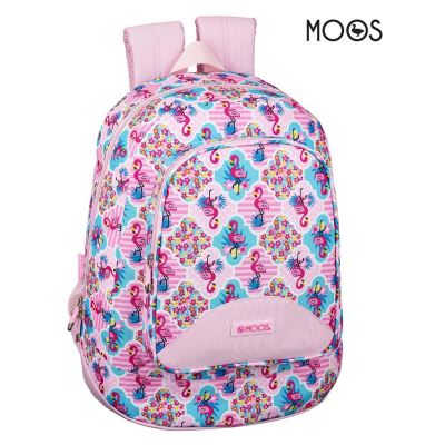 Flamingo Rose Sac à dos Cartable adaptable 33x46x18