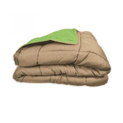 Couette Calgary microfibre 200x200 cm anis et nude