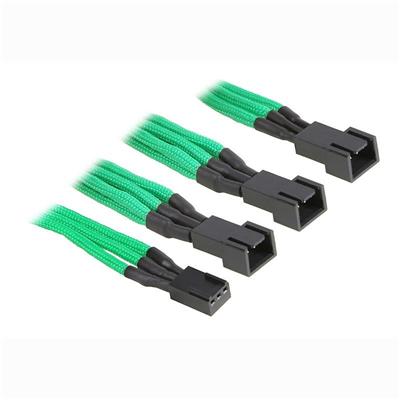 Bitfenix - Alchemy Green - Cordon d'alimentation gainé - 3 pins vers 3x 3 pins - 60 cm (coloris vert)