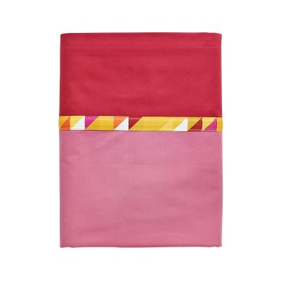 Bensimon x Essix - Drap plat Toi&Moi Géo Rose - 180 x 290 cm