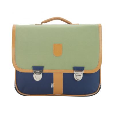 Cartable 39,5cm Miniséri Marine/Kaki