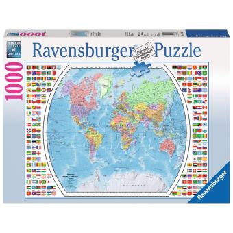 Puzzle adulte : pays : carte du monde - 1500 pieces - educa - Puzzle -  Achat & prix