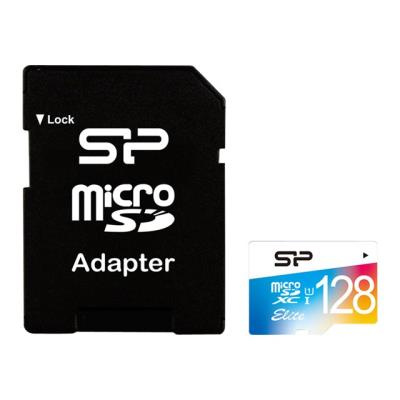 SILICON POWER Elite - flashgeheugenkaart - 128 GB - microSDXC UHS-I