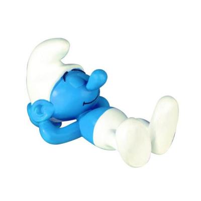 Le schtroumpf allongé