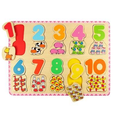 Bigjigs - Puzzle Chiffres En Bois