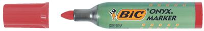 Bic - Marqueur Onyx Std 1482 Pointe Moyenne Ogive Rouge