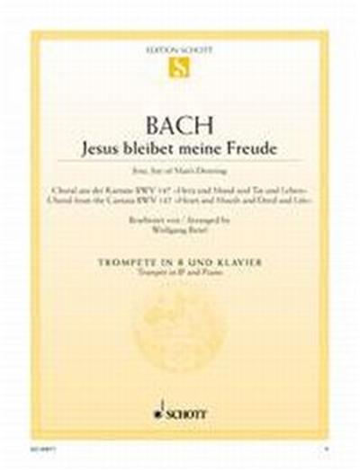 Bach Js Jesus Que Ma Joie Demeure Bwv147 Trompette Sib/Piano