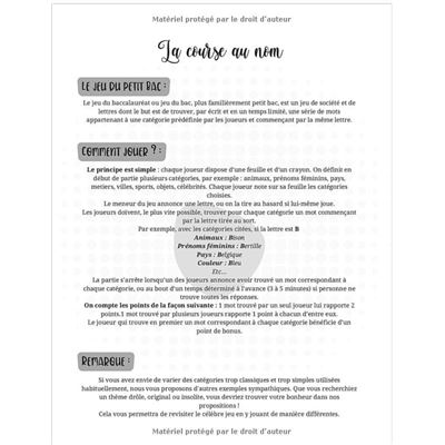 Jeu Du Petit Bac : Carnet de grilles - 100 feuilles de score - 100 pages  Format 21,5 x 21,5 cm NLFBP Editions - broché - NLFBP Editions - Achat  Livre