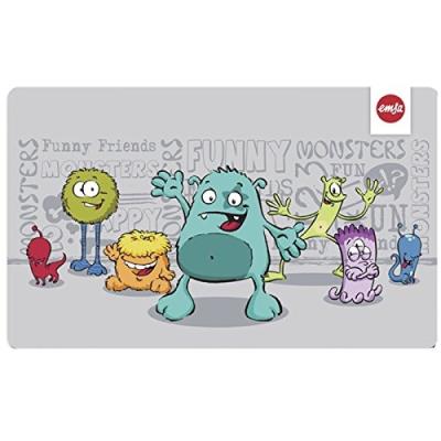 Emsa 516278 Classic Planchette Motif Monster Plastique Multicolore 18 X 18 X 12 Cm