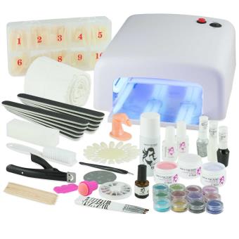 Kit Debutant Professionnel Pour Pose De Gel Uv Blanc