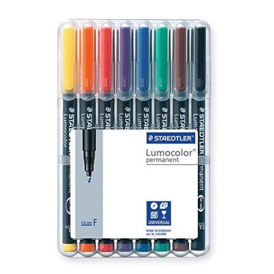 Staedtler - Lumocolor Marqueur Permanent 318f, étui De 8