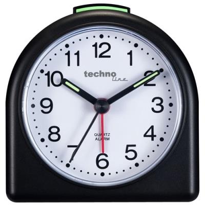 Technoline Geneva Réveil de Quartz Noir SD
